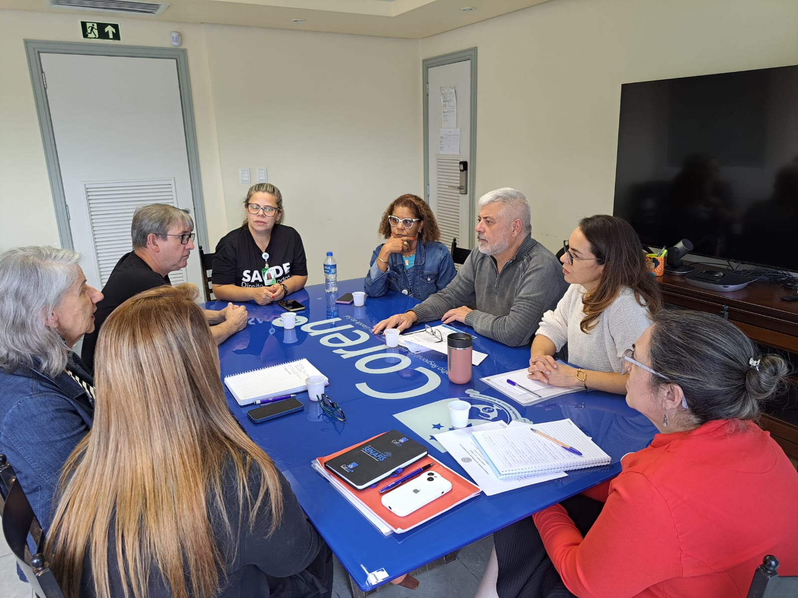 Imagem da notícia: ASERGHC expõe sobrecarga de trabalho no GHC em reunião com o Coren-RS