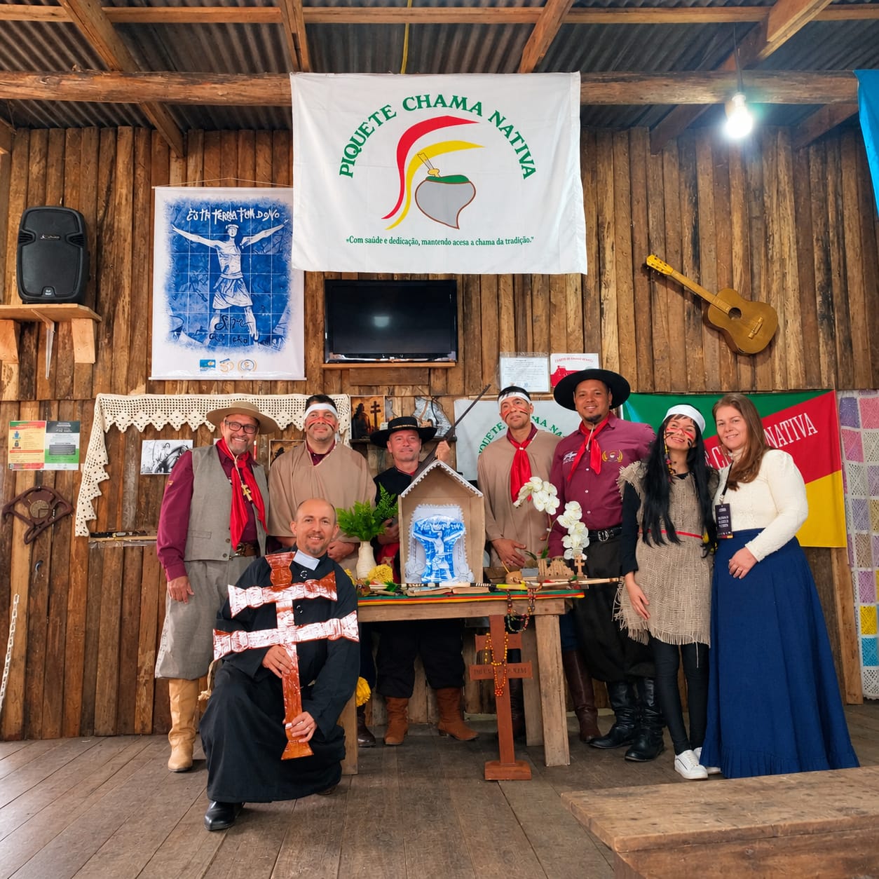 Piquete Chama Nativa emociona com projeto cultural sobre os 400 anos das Missões Jesuíticas Guarani